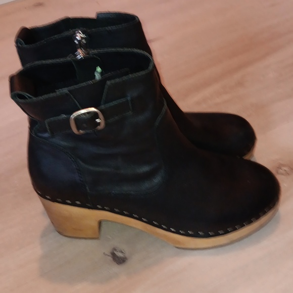 Steve Madden black leather Olaaf booties - Picture 3 of 6